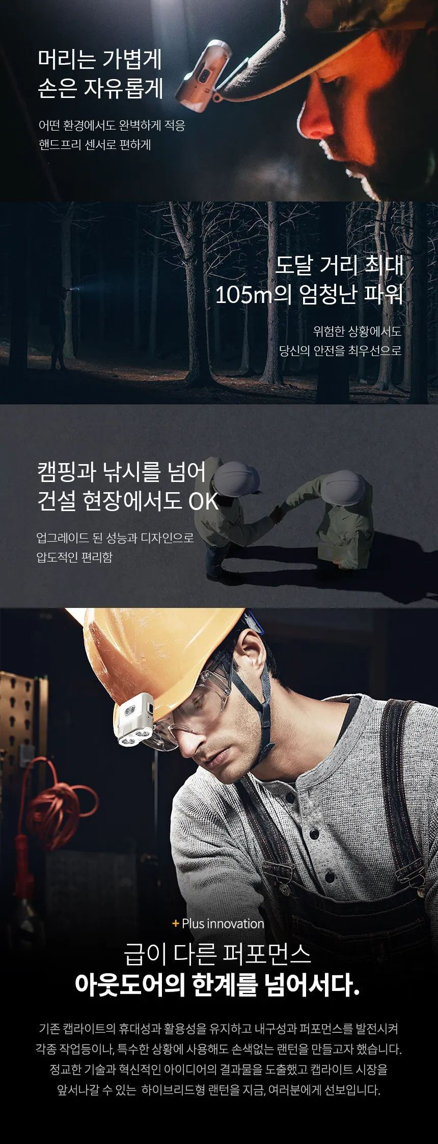 헤드랜턴 크레모아 캡온 120H 상세 2