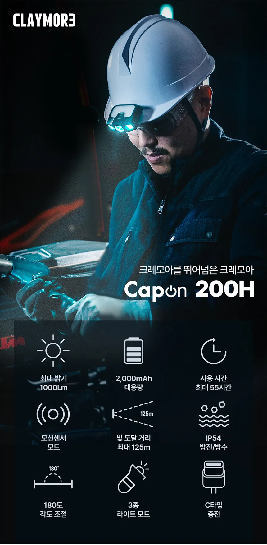 헤드랜턴 크레모아 캡온 200H 상세 1