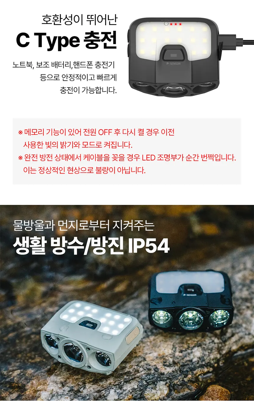 헤드랜턴 크레모아 캡온 200H 상세 10